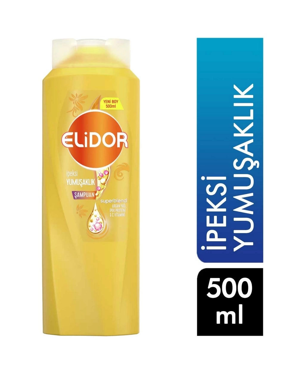 Elidor 500 Ml İpeksi Yumuşaklık Şampuan