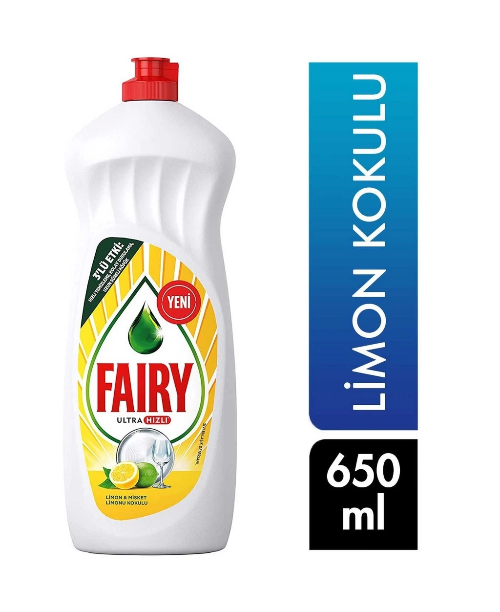 Fairy Bulaşık Deterjanı Limon 650 Ml