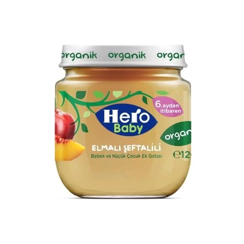 Ülker Hero Baby Organik Elma Şeftali 120g