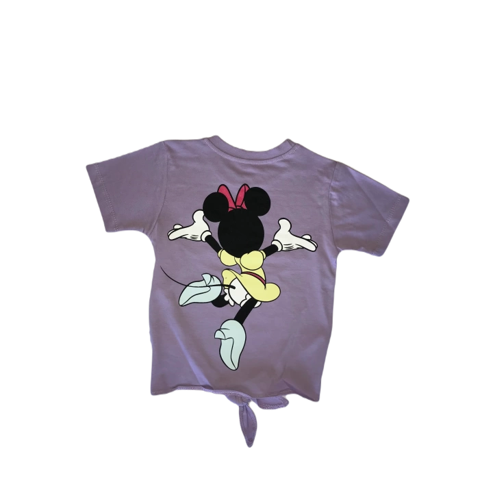 CocuklaAnne 2/5 Yaş Minnie Mouse Desen Çocuk Takım Lila