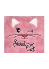 CocuklaAnne Sweet Cat İçi Dışı Peluş 2li Çocuk Takımı Gül Kurusu