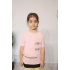 Kız Çocuk Tişört Açık Pembe C126
