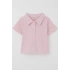 Kız Çocuk Tişört Crop Çıtçıtlı Fitilli Pembe (9-14 Yaş) C102