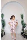 Kız Çocuk Kuromi Desenli Takım C133