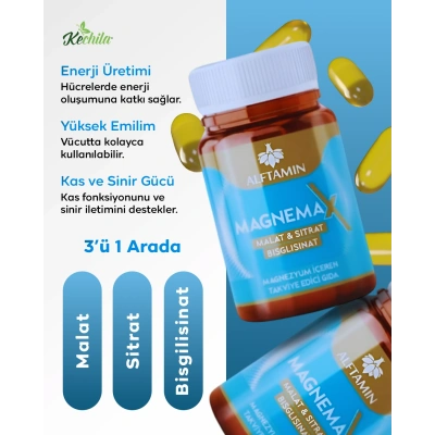 Alftamin MagnemaX Magnezyum 60 Tablet