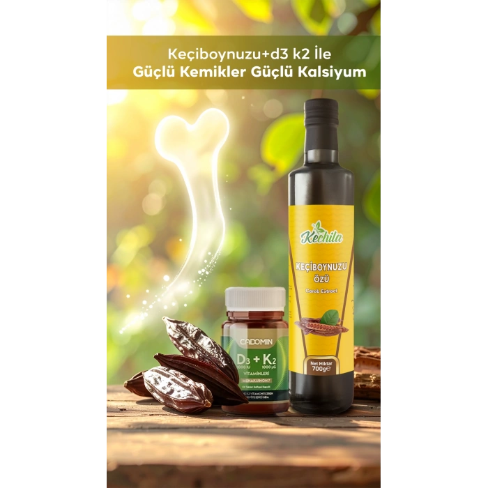 Keçiboynuzu Özü + D3-K2 İkili Set