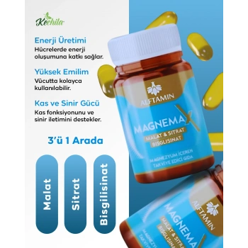 Alftamin MagnemaX Magnezyum 60 Tablet