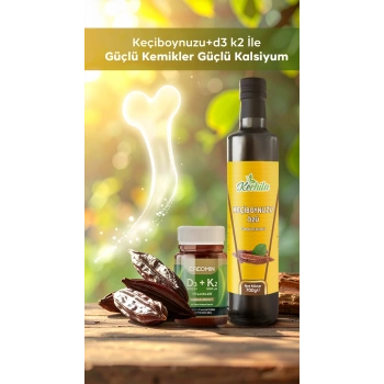 Keçiboynuzu Özü + D3-K2 İkili Set