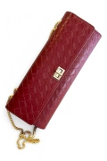 Baklava Patterned Bonetta Bordeaux Womens Bag - Ruby Charm