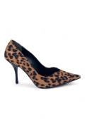 Kadın Leopar Desenli Stiletto - Savanna Chic