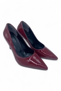 Rugan Kadın Bordo Stiletto - Crimson Luxe