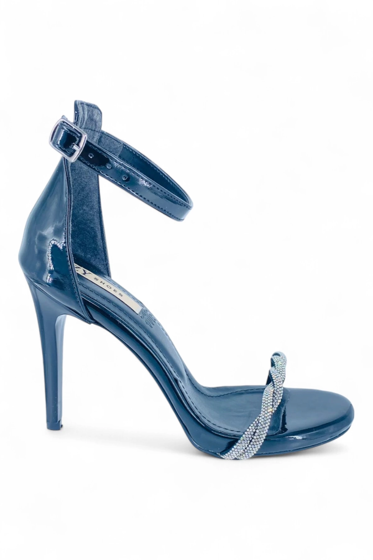 Taşlı Bant Yüksek Topuklu Stiletto