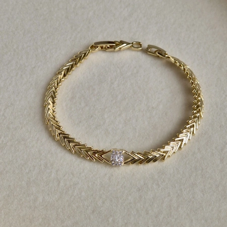 Xuping Baget Taşlı Kılçık Bileklik