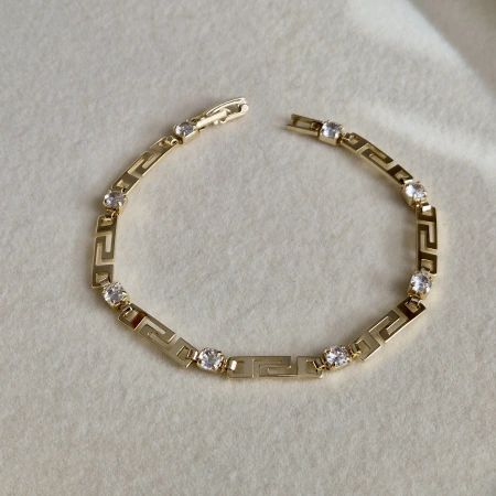 Xuping Tek Taş Labirent Bileklik