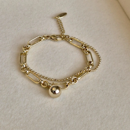 Xuping İkili Top Detaylı Bileklik