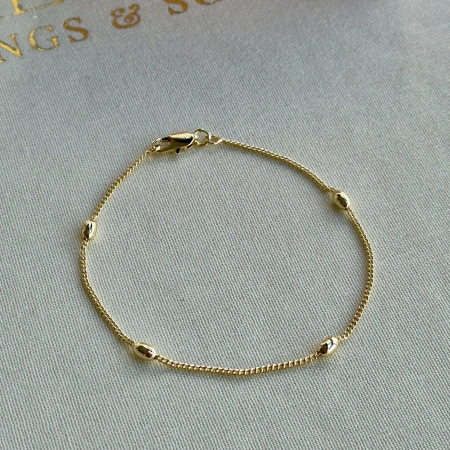 VIP Mona Zincir Bileklik -Çelik