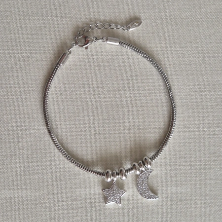 Xuping Ay-Yıldız Charm Bileklik