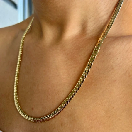 VIP Gurmet Zincir Kolye -Çelik