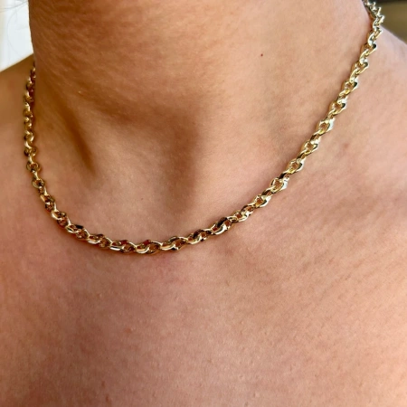 VIP Sista Zincir Kolye -Çelik