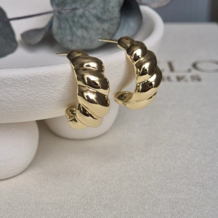 Xuping Desenli Halka Küpe