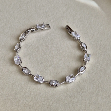 Xuping Kristal Silver Bileklik