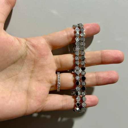 Xuping Silver Taşlı Petek Bileklik
