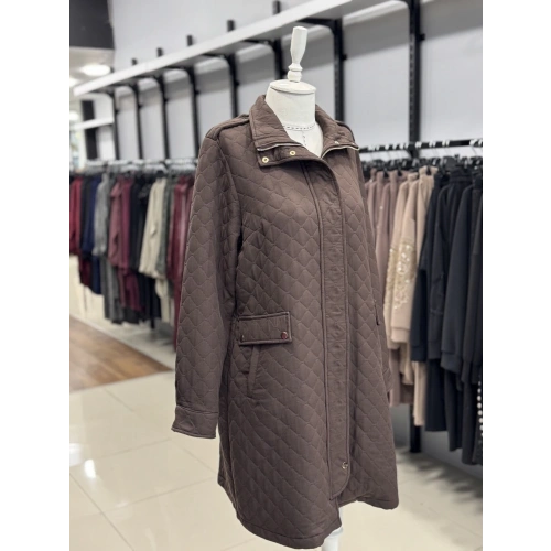 KAPİTONE ŞIK KAP - Kahverengi