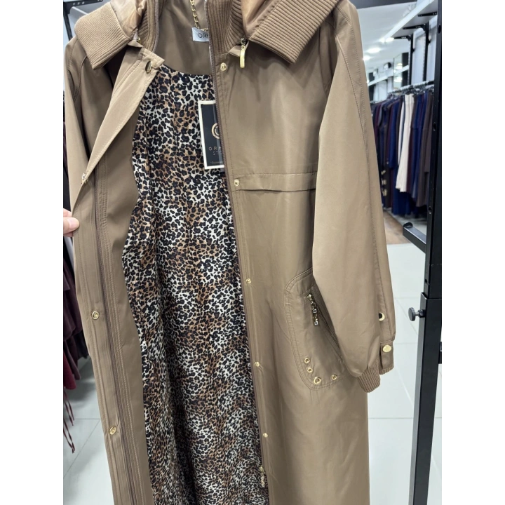 TRENÇ KAP - Açık Kahve