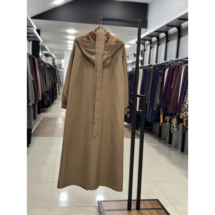 TRENÇ KAP - Açık Kahve