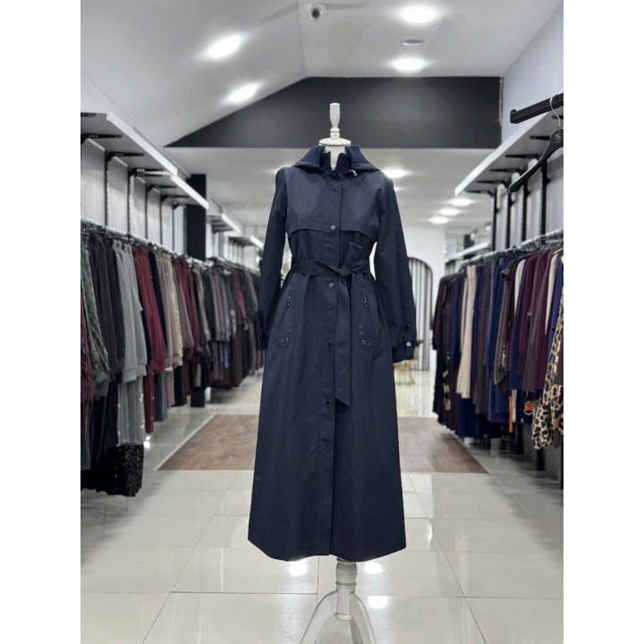 TRENÇ KAP - Lacivert