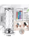 3D Elmas Kristal Şarjlı Dokunmatik Kumandalı Led Masa Lambası