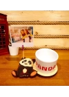 Panda 3D Figürlü Kupa Arkadaşa Hediye