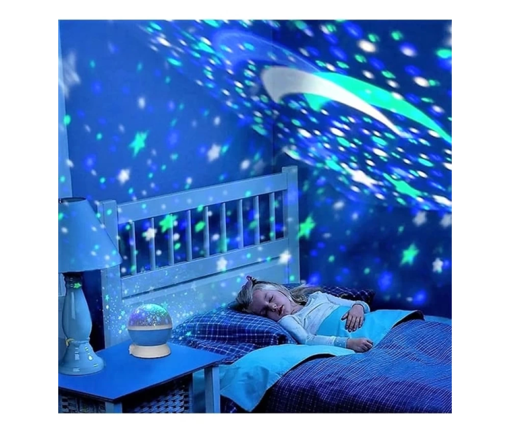 STAR MASTER Star Lightning Renkli Yıldızlı Gökyüzü Projeksiyon Gece Lambası