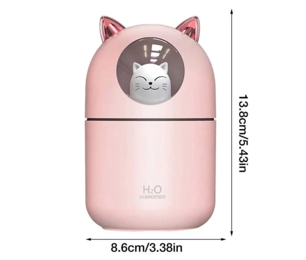 Sweet Cat Sevimli Kedi Gece Lambalı H2o Oda Kokusu Nemlendirici