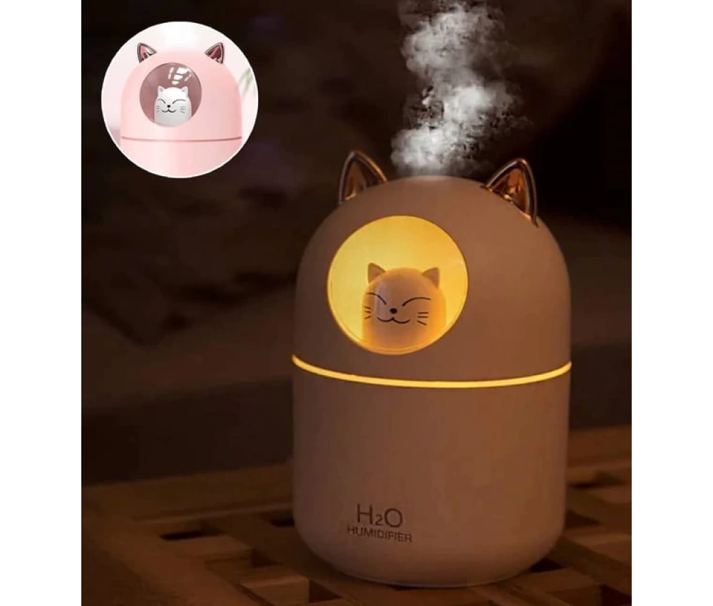 Sweet Cat Sevimli Kedi Gece Lambalı H2o Oda Kokusu Nemlendirici