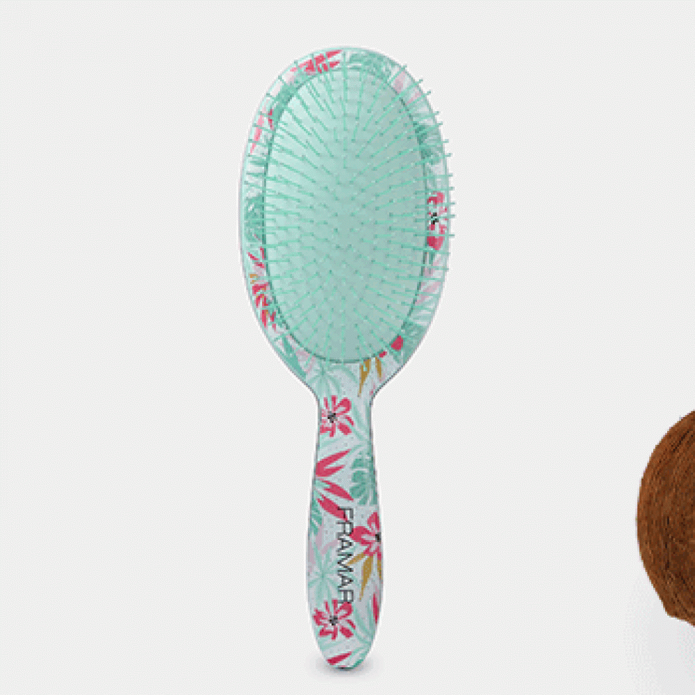 Framar Tropic Vibes Saç Açıcı Tarak Çiçek Desenli