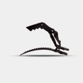Framar Rubberized Gator Clips  4 Pack Black