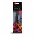 Framar Family Pack Color Brush Set  3 piece Black