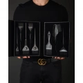 FRAMAR Jet Set Color Brush Set Black (8 pieces)