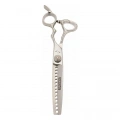 SASAKKI - MNS-T-8106 6.0 Size | Professional Thinning Hair Scissors - Thick Teeth from Above