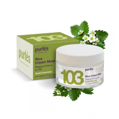 103 Purlés Rice Cream Mask Разглаживающая Рисовая маска 50 ml