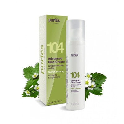 104 Purlés Advanced Rice Cream Yaşlanma Karşıtı Aydınlatıcı Pirinç Özlü Krem 50 ml