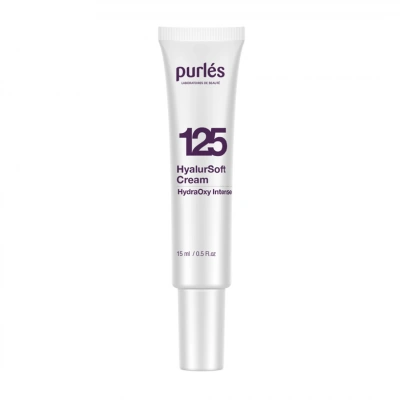 125 Purlés Mini HyalurSoft Tüm Ciltler için Hyaluronik Asitli Nemlendirici Yüz Kremi 15 ml