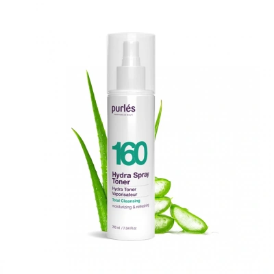 160 Purlés Hydra Tonic Spray Tüm Cilt Tipleri için Yoğun Nemlendirici Tonik 200 ml