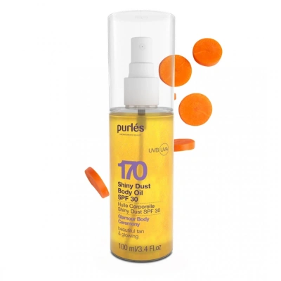 170 Purlés Glamour Body SPF 30 Shiny Dust Body Oil Vücut Yağı 100 ml