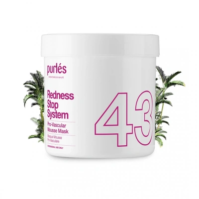 43 Purlés Pro-Vascular Mousse Mask Маска-мусс для кожи с куперозом 300 ML