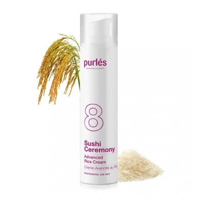 8 Purlés Advanced Rice Cream Olgun ve Kuru Ciltler için Aydınlatıcı Pirinç Özlü Krem 100 ml