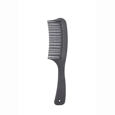 Bifull Carbon Handle Comb With Curved Bristles
