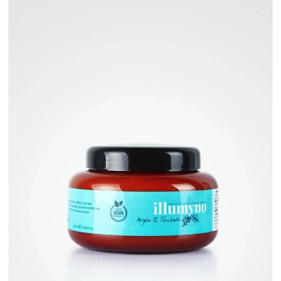 Designlook Illumyno Vegan Интенсивно восстанавливающая маска для пористой структуры волос с маслом арган и