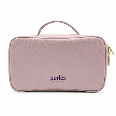 Purlés Cosmetic Bag Deri Kozmetik Çantası